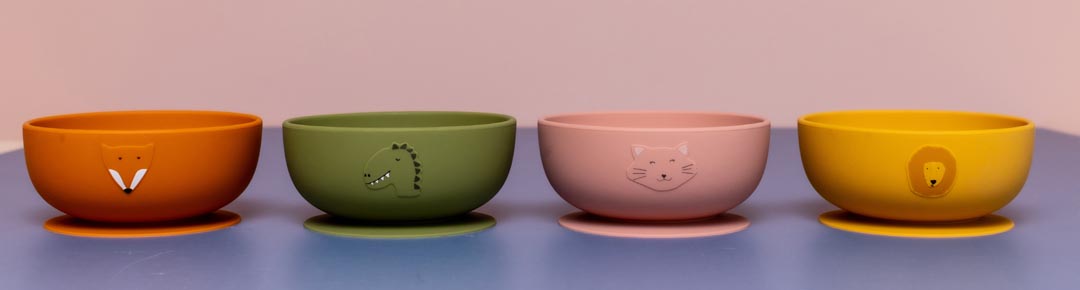 Bol en silicone avec ventouse - Mr. Fox